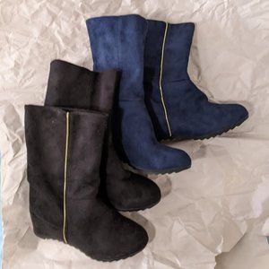 Ladies Boots 5.5 Two Pairs